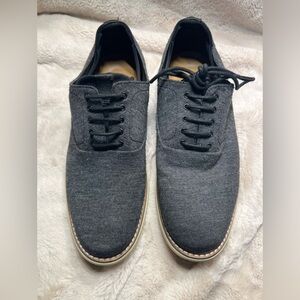 Bar III Mens Dylan Lace-Up Oxfords Cotton Charcoal Grey 8 M
